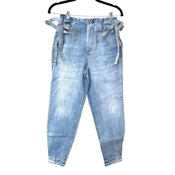 SOMETHING NAVY Sydney Side Tie Pants NWT Sz 2 - Picture 3 of 6